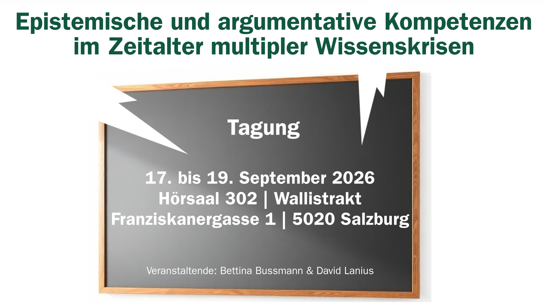 Epistemische und argumentative Kompetenzen im Zeitalter multipler Wissenskrisen